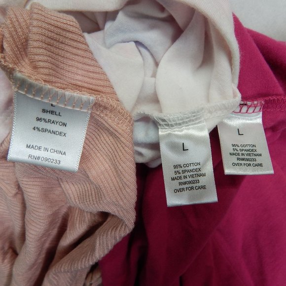 PacSun Bodysuits Womens  3 PC Spaghetti Strap  Pink Peach Tie Dye Size L - Picture 9 of 9